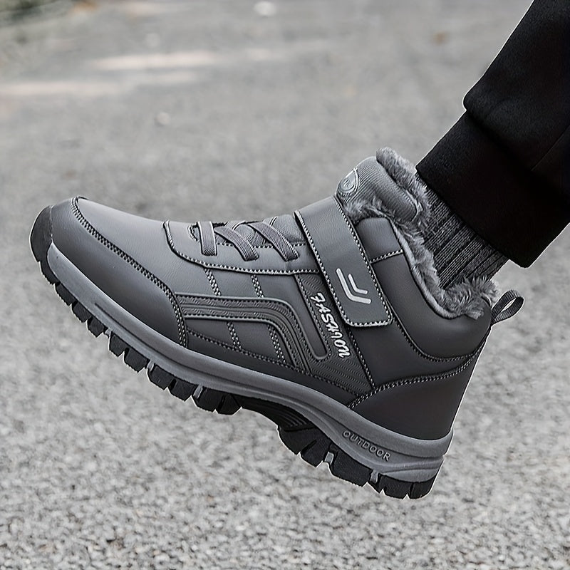 Winterschuhe Herren | Knöchelhoch Mit Schnürung Und Riemen