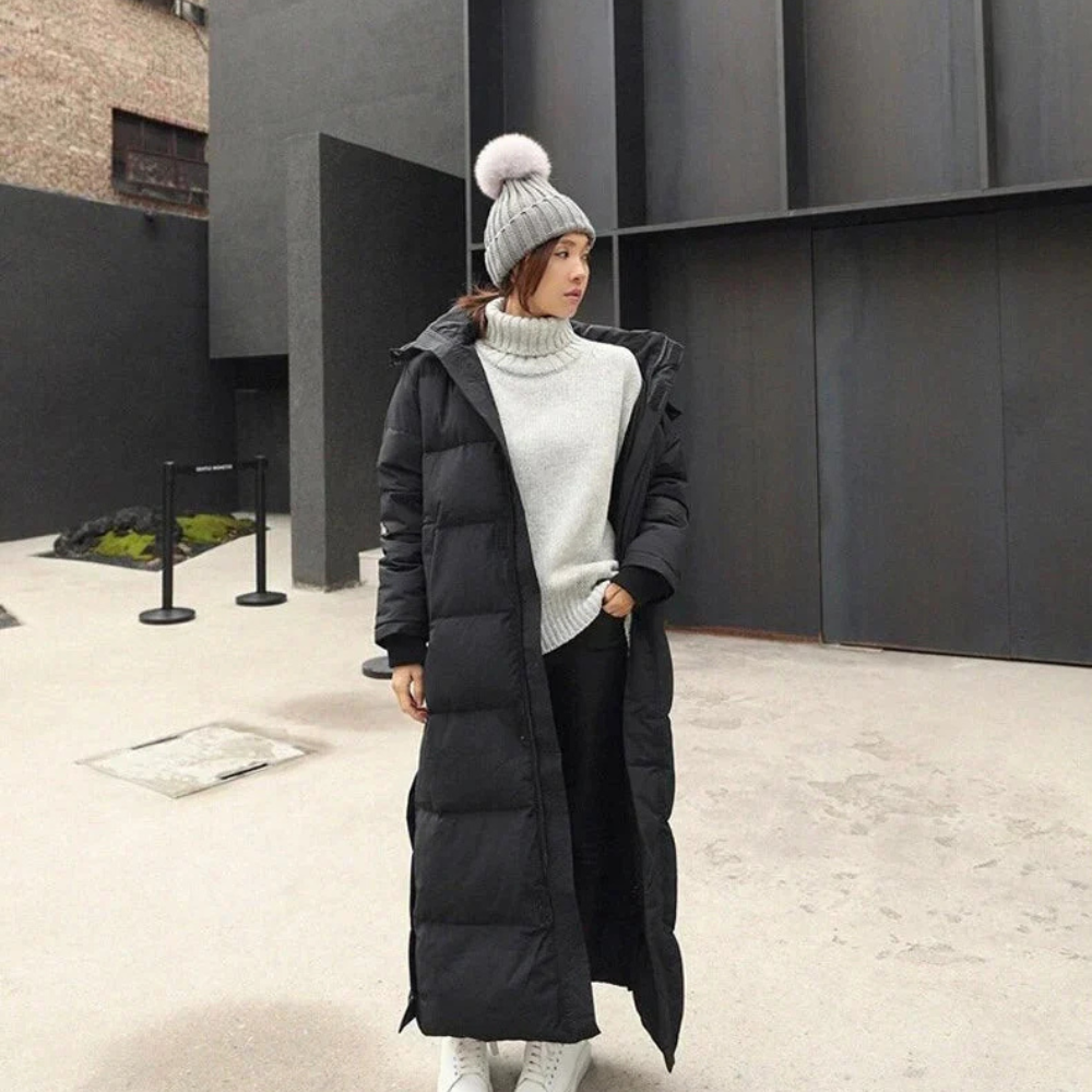 Damen Winterjacke Eleganter Wintermantel | Winddicht