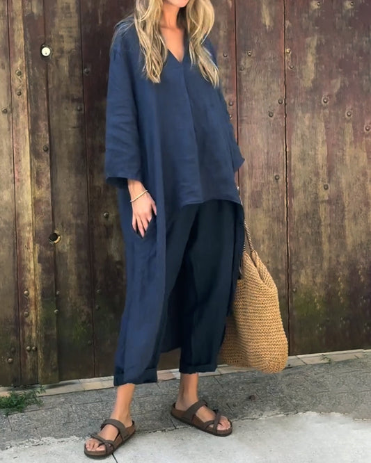 Damen-Zweiteiler | Langarm Top und Hose