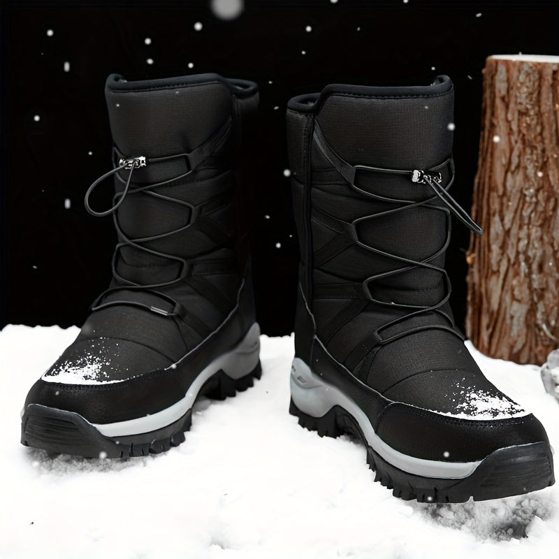 Winterschuhe Herren | Wadenhoch Mit Schaft Und Verstellbaren Riemen