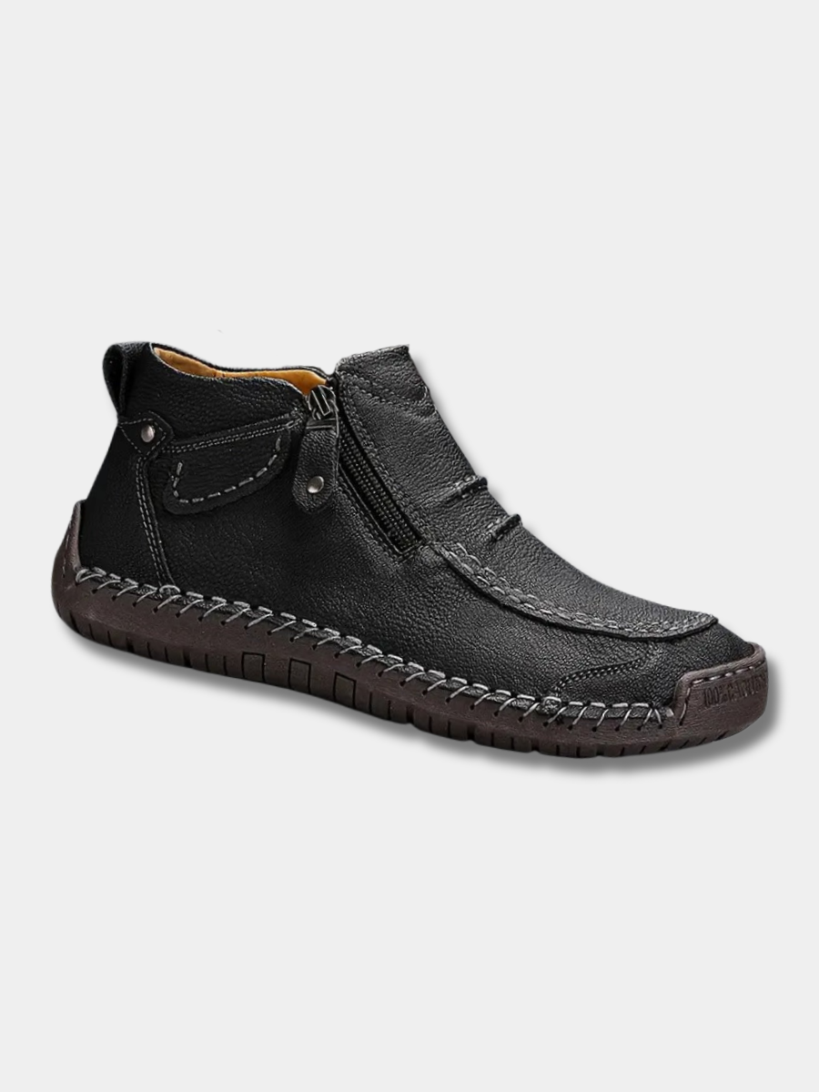 Herrenschuhe | Freizeit Reißverschluss Nahtdetail