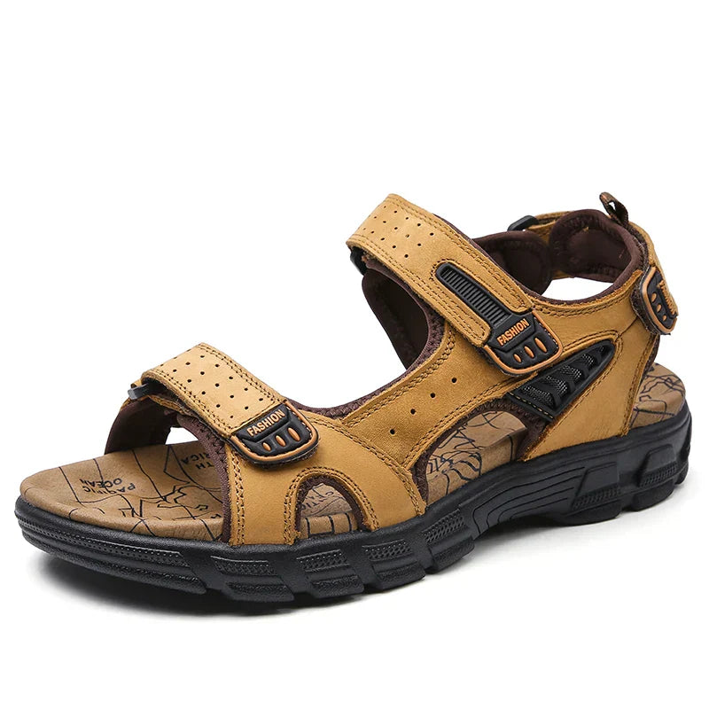 Herren Sandalen | Klettverschluss Profilsohle