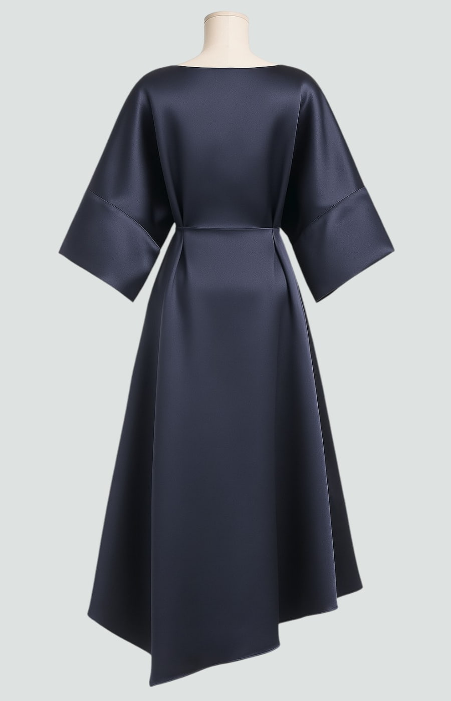 Damen Abendkleid | Fledermausärmel Drapiertes