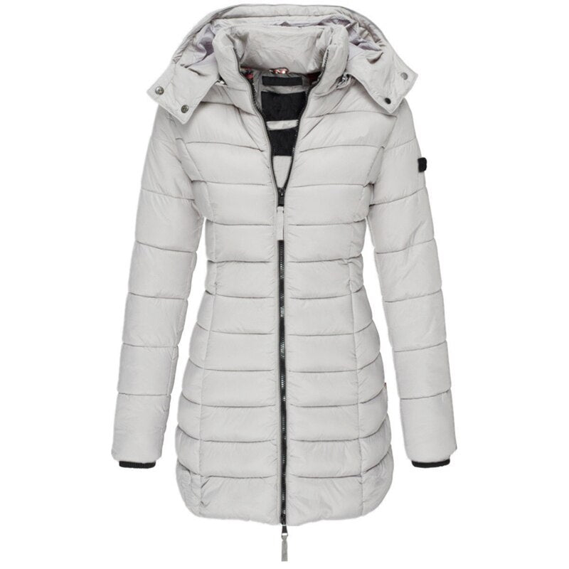 Winterjacke Damen Modische Daunenjacke | Mit Kapuze