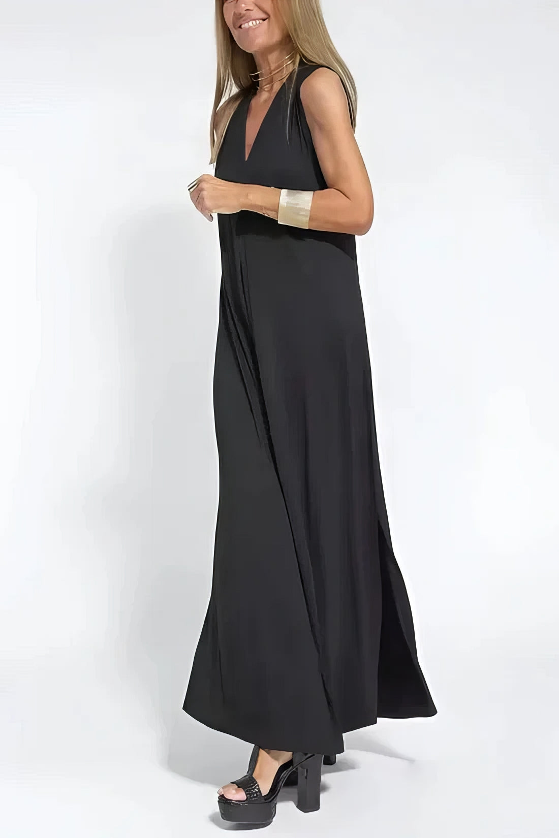 Damen Zweiteiler | Lang Kleid und Cardigan