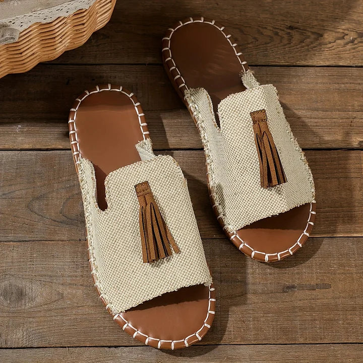 Damen Sandalen | Offene Zehen Flache Sohle