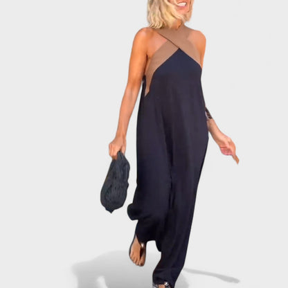 Damen Kleid | Kreuzträger Ärmellos Maxi