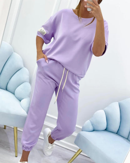 Damen Zweiteiler | T-Shirt und Jogginghose Set
