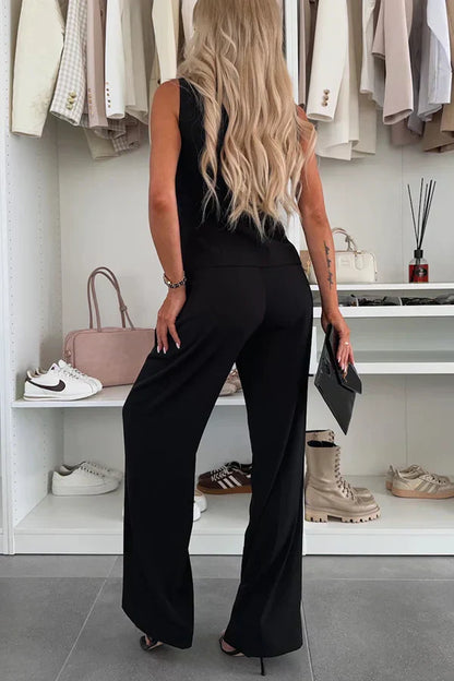 Damen-Zweiteiler | Ärmellose Weste und Hose