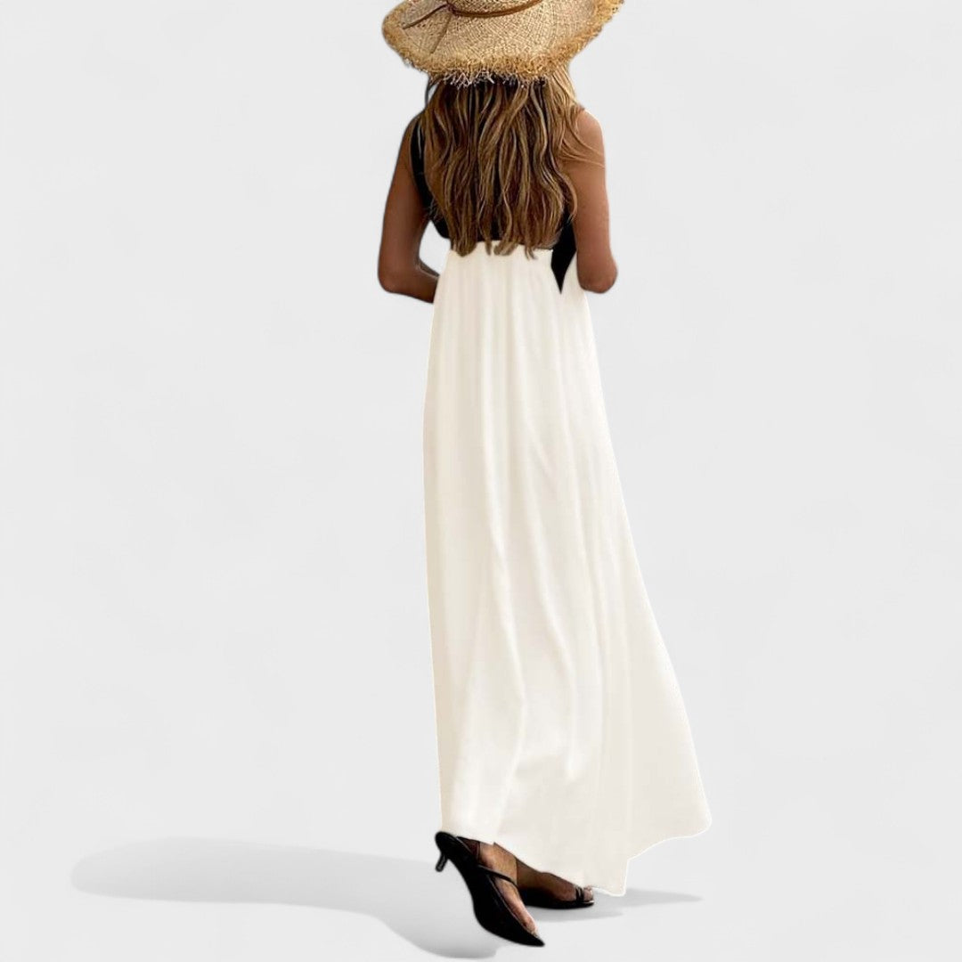 Damen Kleid | Kreuzträger Ärmellos Maxi