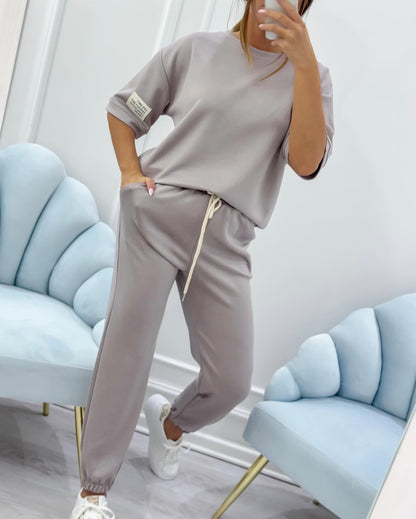 Damen Zweiteiler | T-Shirt und Jogginghose Set