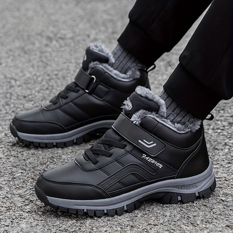 Winterschuhe Herren | Knöchelhoch Mit Schnürung Und Riemen