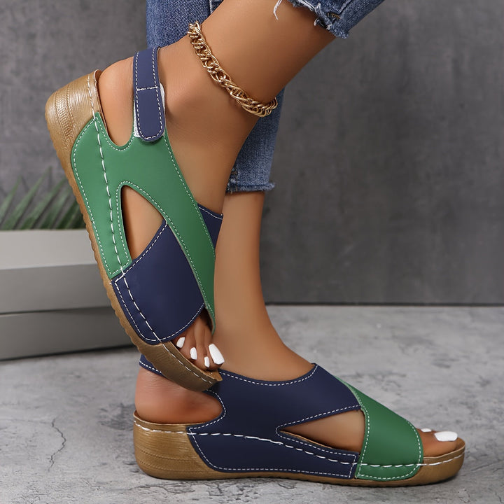 Damen Sandalen | Kreuzriemen Offene Seiten