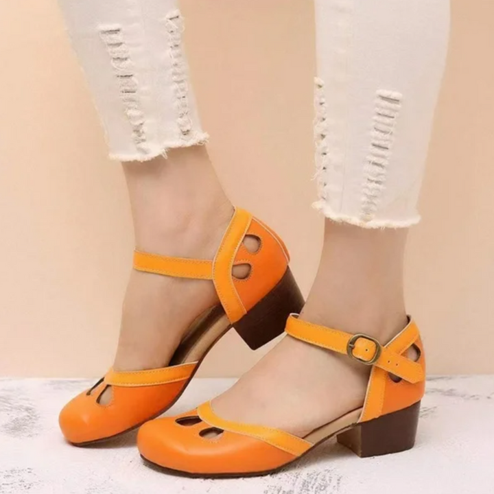 Damen Mary-Jane Schuhe | Blockabsatz Design