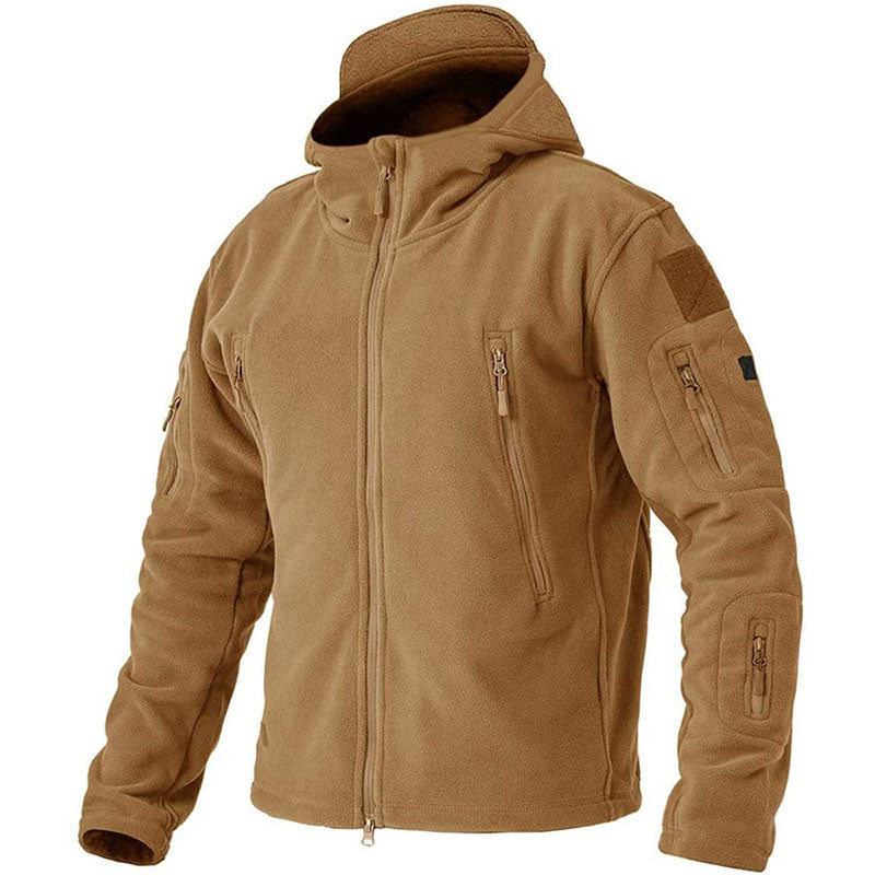 Herren Fleecejacke Mit Kapuze | Outdoor Übergangsjacke