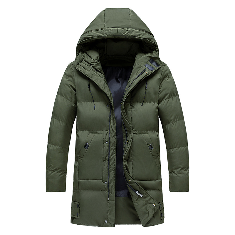 Winterjacke Herren Langer Parka | Wattiert und Warm