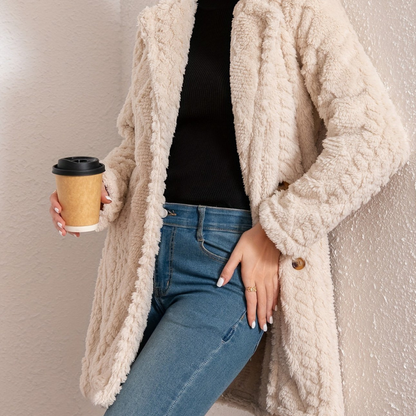 Mantel Damen | Wintermantel Damen Mit Kapuze und Taschen