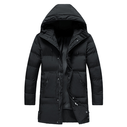 Winterjacke Herren Langer Parka | Wattiert und Warm