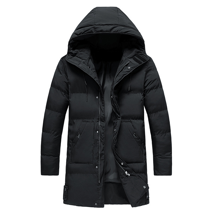 Winterjacke Herren Langer Parka | Wattiert und Warm