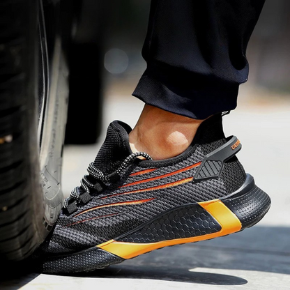 Herren Sicherheitsschuhe Leicht | Sportliche Arbeitsschuhe mit Stahlkappe