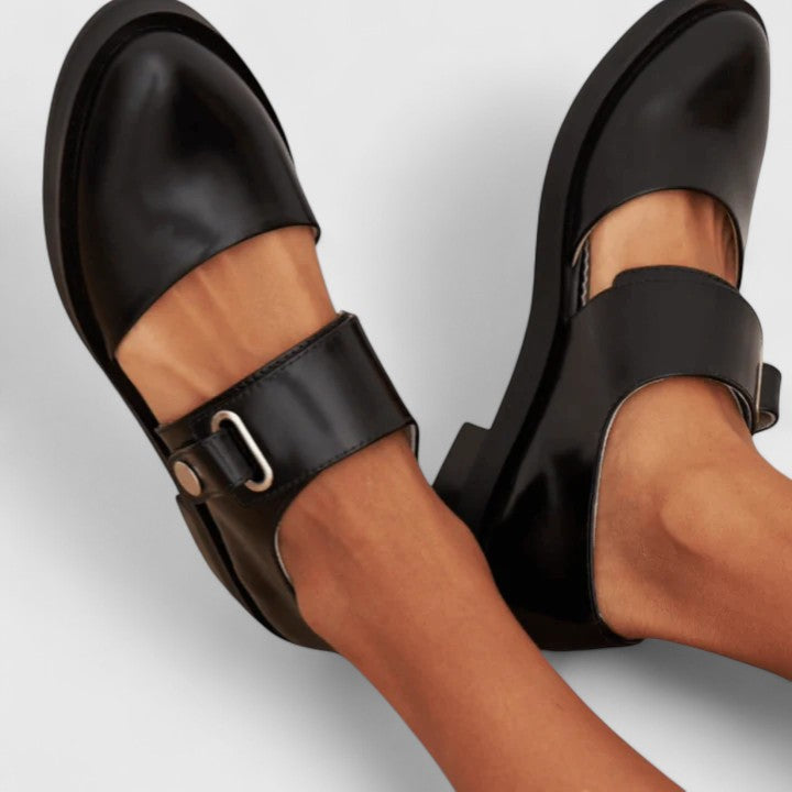 Damen Mary-Jane Schuhe | Geschlossene Spitze Riemen
