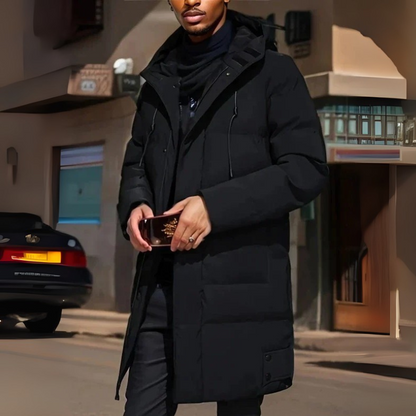 Winterjacke Herren Langer Parka | Wattiert und Warm