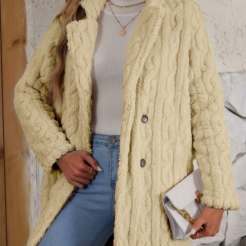 Mantel Damen | Wintermantel Damen Mit Kapuze und Taschen