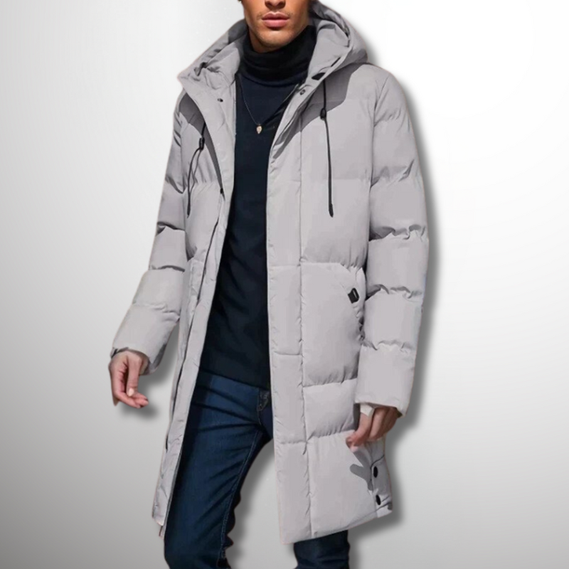 Winterjacke Herren Langer Parka | Wattiert und Warm
