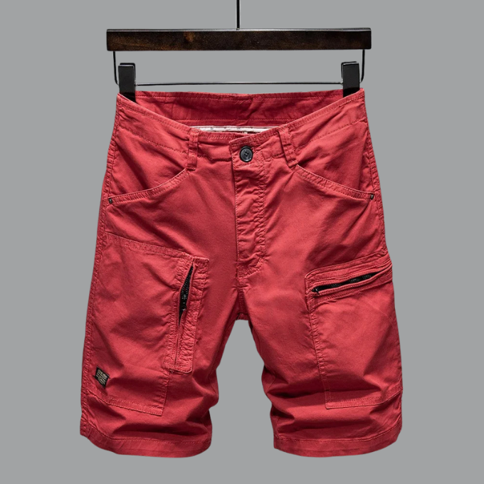 Herren-Cargoshorts | Reißverschlusstaschen