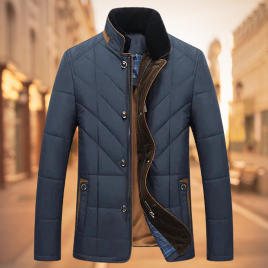 Winterjacke Herren Taktische Outdoorjacke | Winddicht & Wasserabweisend mit Stehkragen