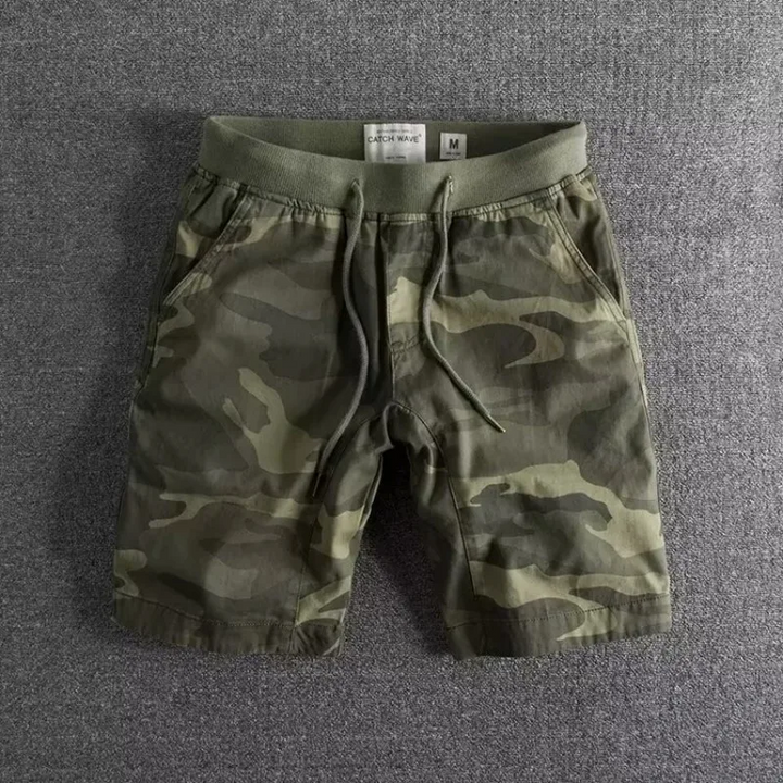 Herren Shorts | Camouflage Muster Kordelzug