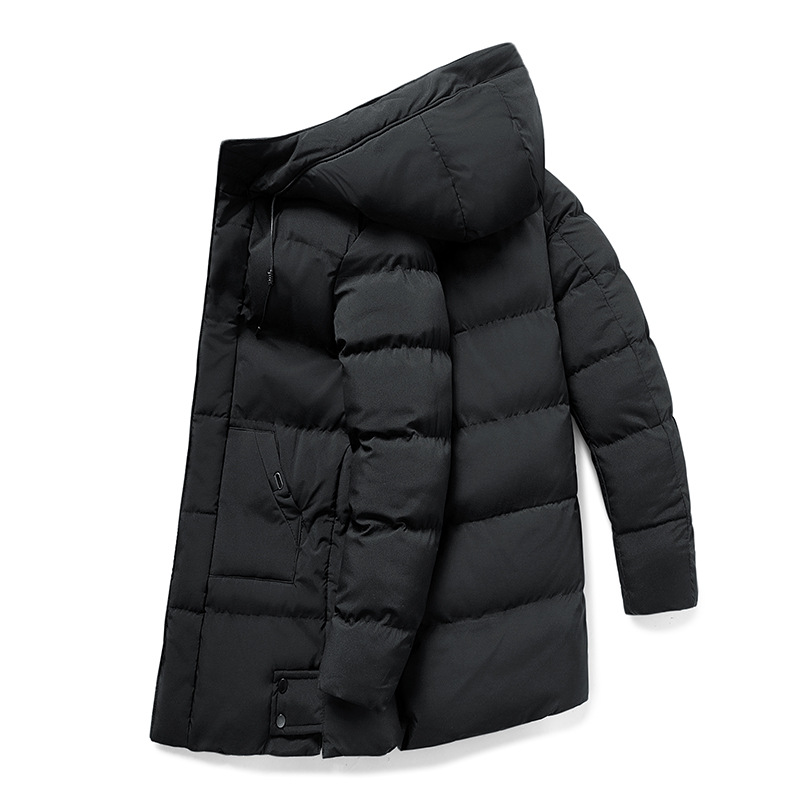 Winterjacke Herren Langer Parka | Wattiert und Warm