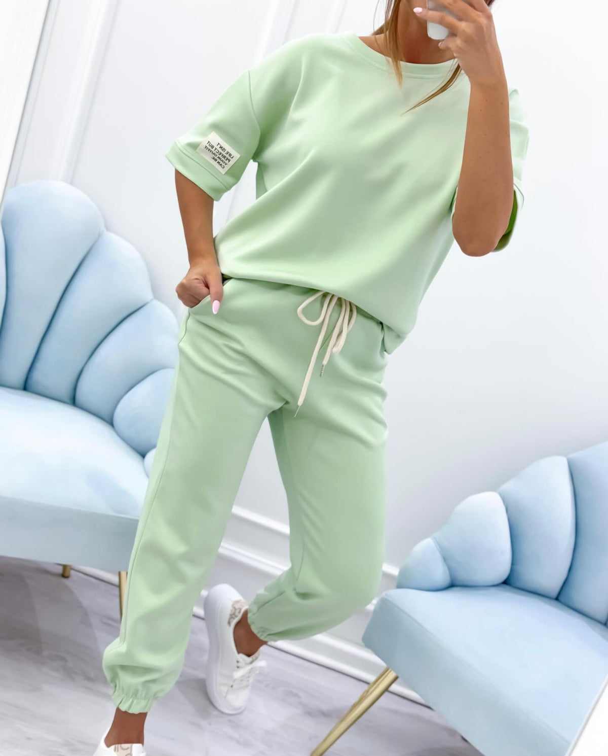 Damen Zweiteiler | T-Shirt und Jogginghose Set