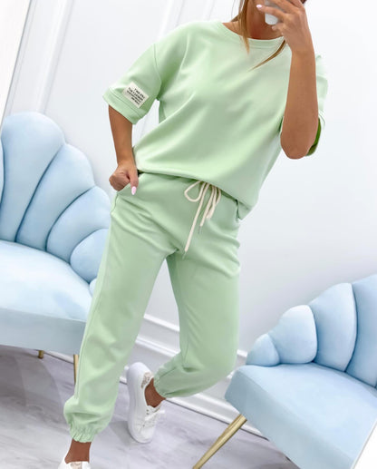 Damen Zweiteiler | T-Shirt und Jogginghose Set