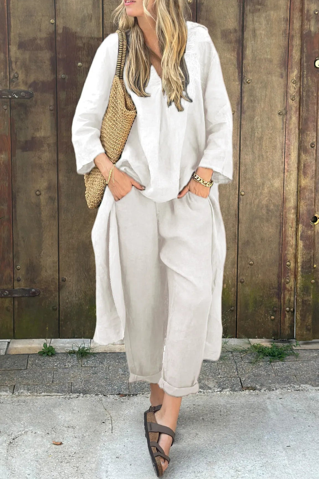 Damen-Zweiteiler | Langarm Top und Hose