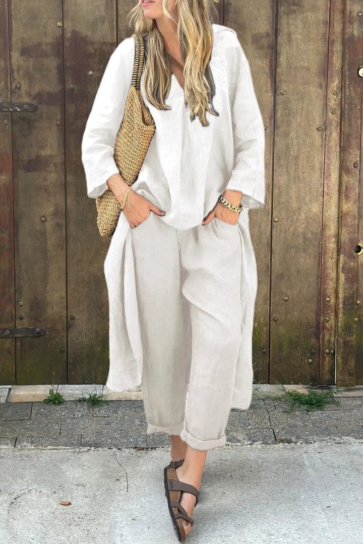 Damen-Zweiteiler | Langarm Top und Hose