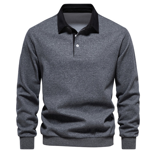 Pullover Herren Mit Kragen | Langarm Knopfleiste