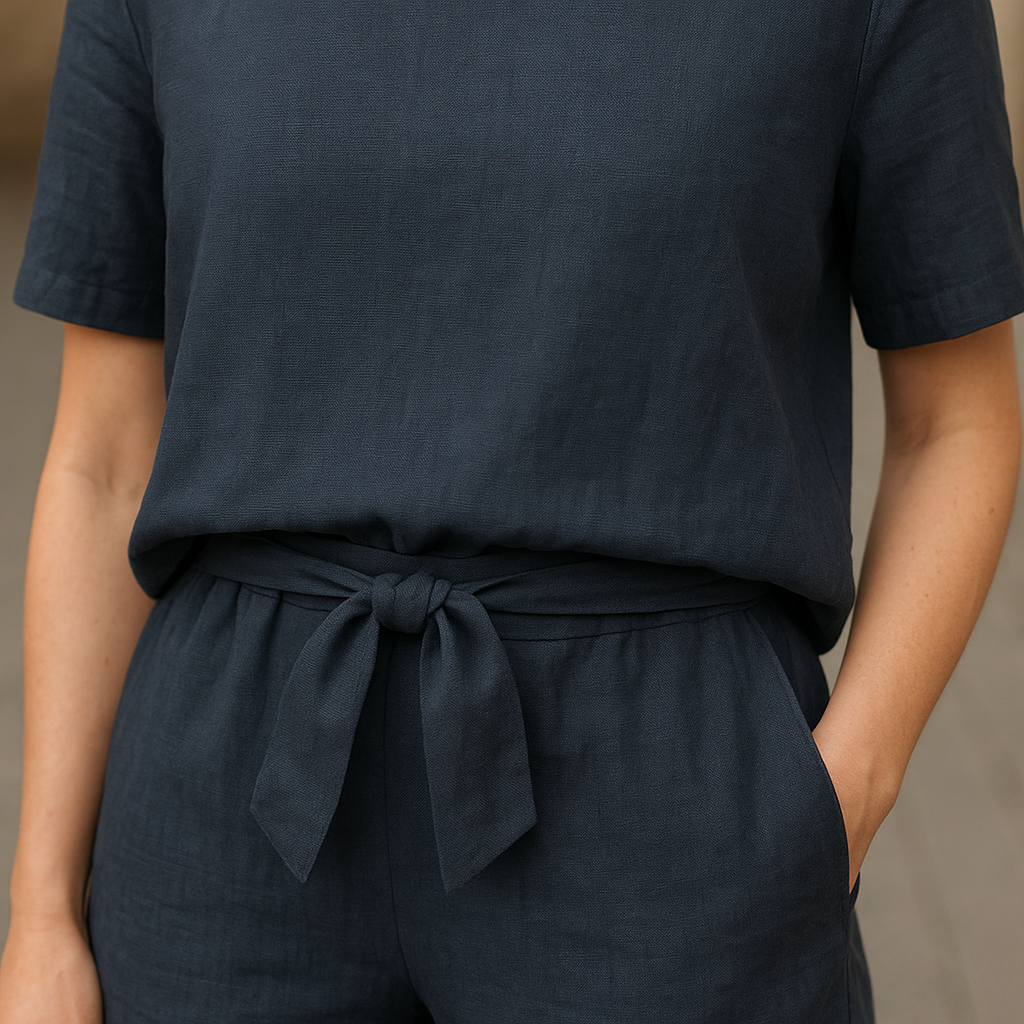 Damen Zweiteiler | Kurzarmoberteil und Hose