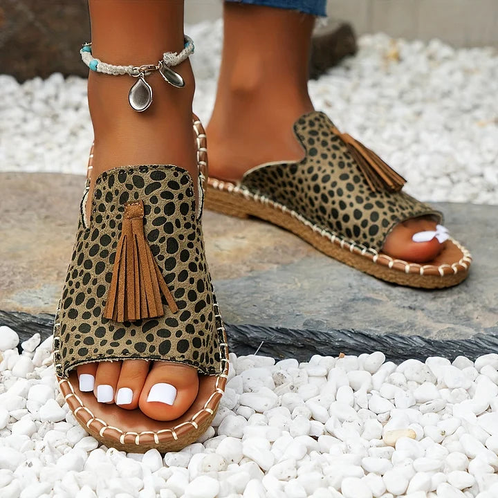 Damen Sandalen | Offene Zehen Flache Sohle