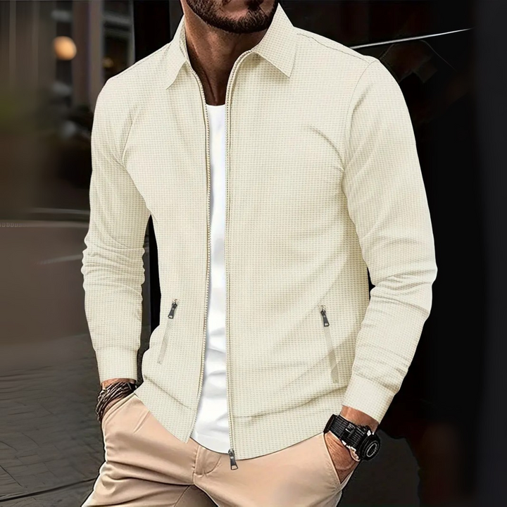 Herren Übergangsjacke mit Reißverschluss | Schmal geschnitten und kombinierbar