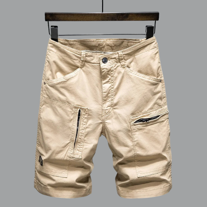 Herren-Cargoshorts | Reißverschlusstaschen