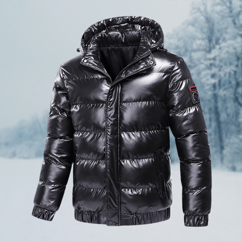 Winterjacke Herren Winddichte Jacke | Mit Abnehmbarer Kapuze