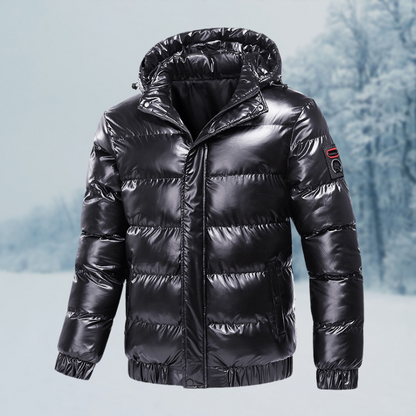 Winterjacke Herren Winddichte Jacke | Mit Abnehmbarer Kapuze