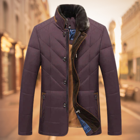 Winterjacke Herren Taktische Outdoorjacke | Winddicht & Wasserabweisend mit Stehkragen