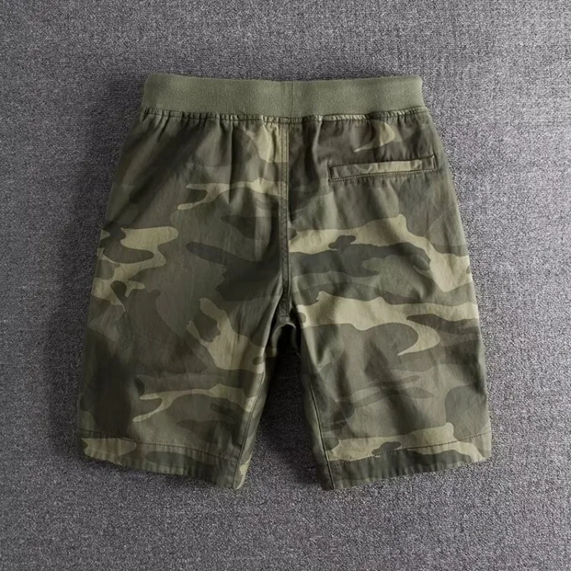 Herren Shorts | Camouflage Muster Kordelzug
