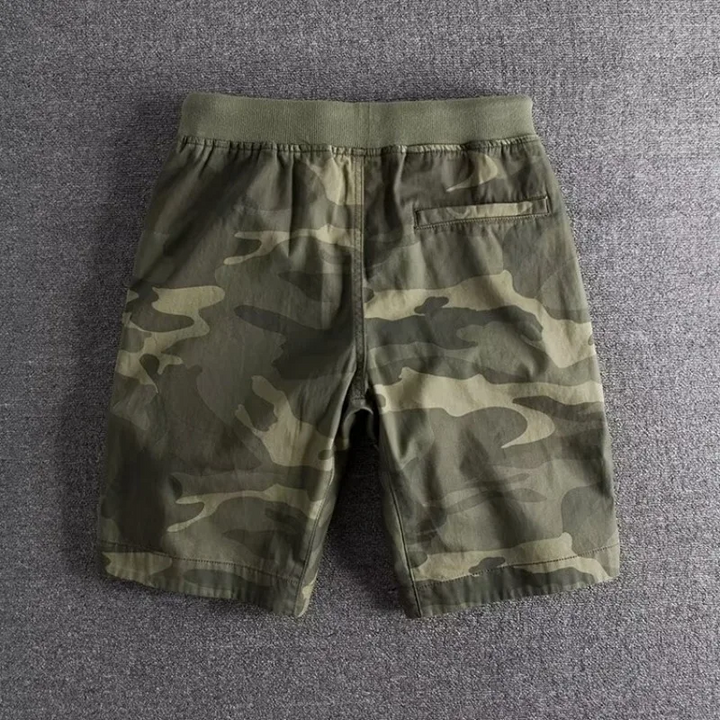 Herren Shorts | Camouflage Muster Kordelzug