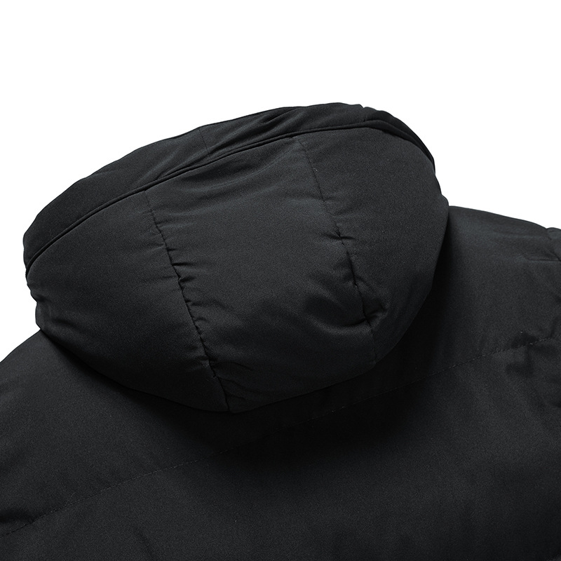 Winterjacke Herren Langer Parka | Wattiert und Warm