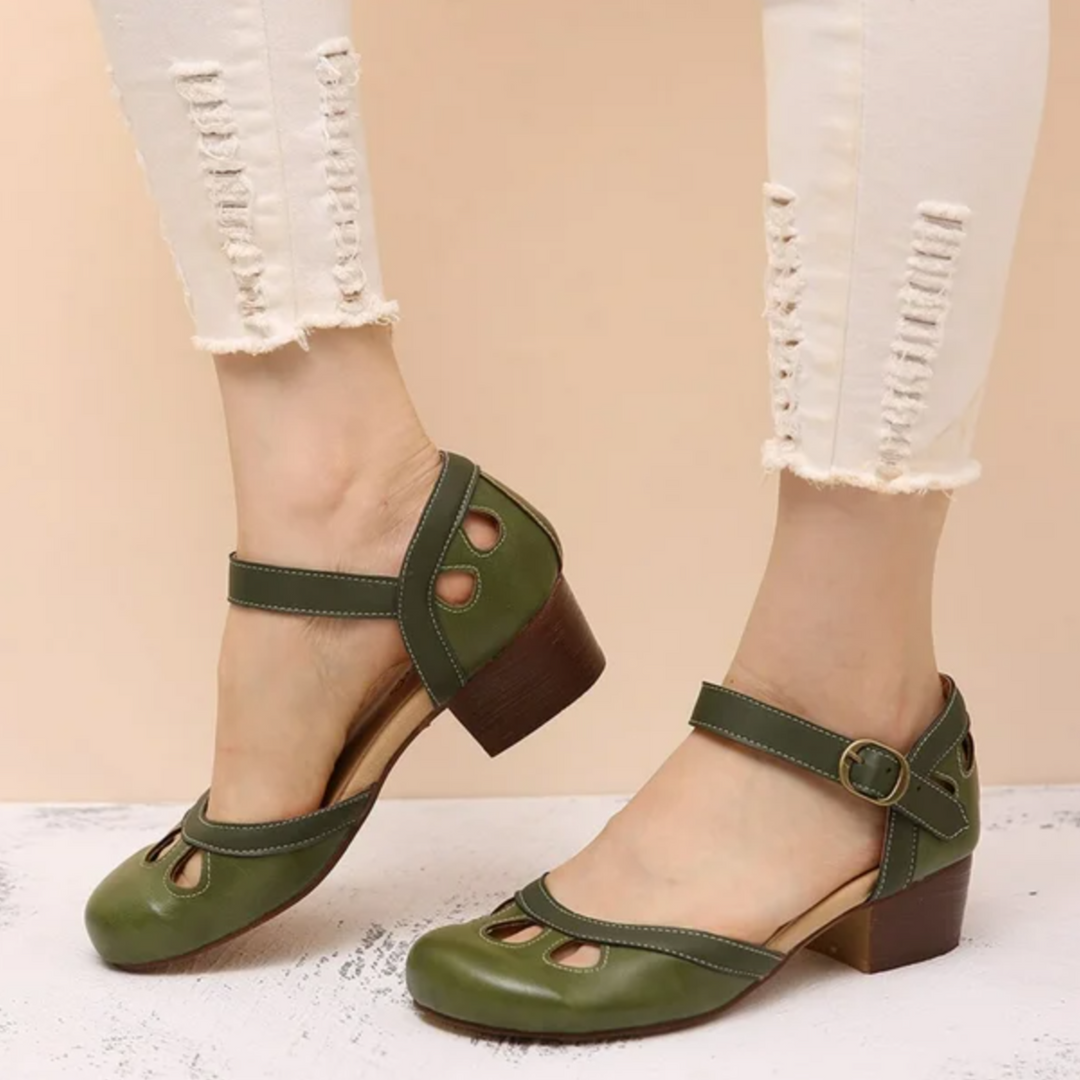 Damen Mary-Jane Schuhe | Blockabsatz Design
