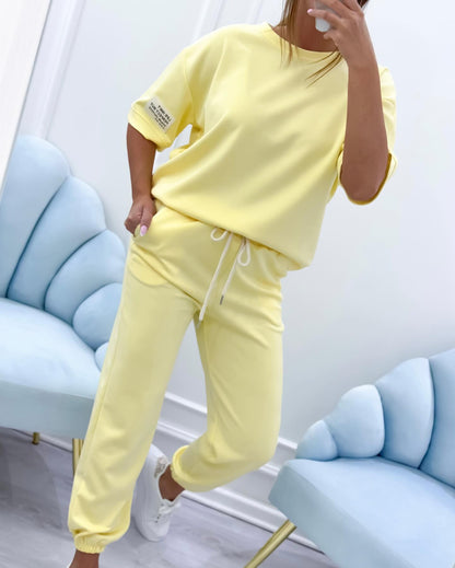 Damen Zweiteiler | T-Shirt und Jogginghose Set