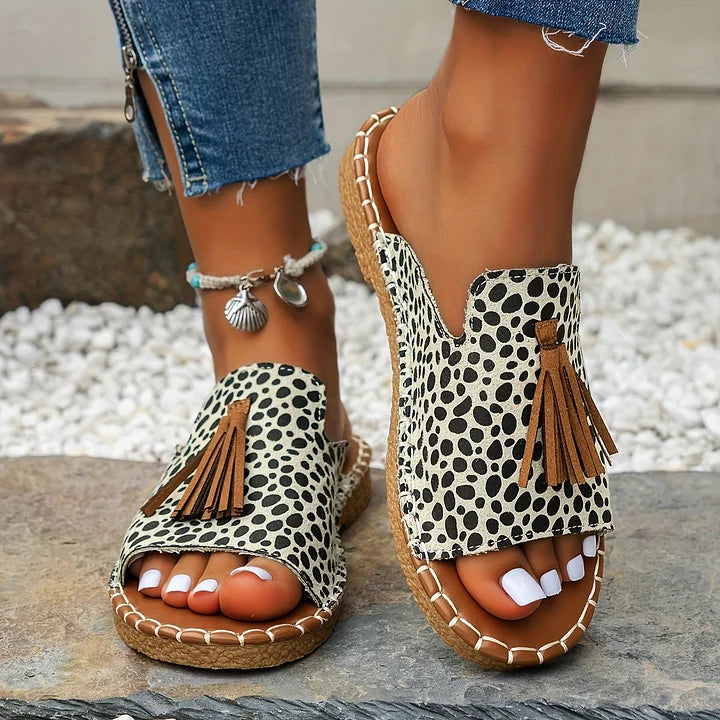 Damen Sandalen | Offene Zehen Flache Sohle